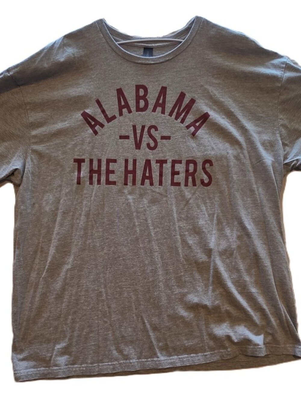 *Men's "Alabama vs the Haters" short-sleeve crewneck T-shirt by Gildan*